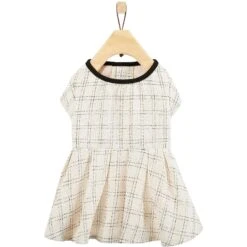 Frisco Tweed Weave Ruffle Skirt Dog & Cat Dress -Dog - Cat Shop 353649 PT4. AC SS1800 V1659726539