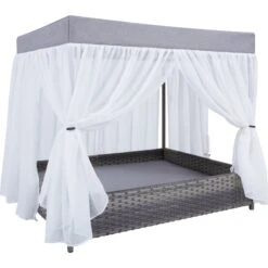 Frisco Outdoor Wicker Canopy Dog Bed -Dog - Cat Shop 356071 PT2. AC SS1800 V1651003892