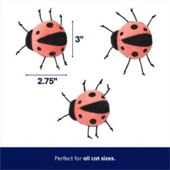 Frisco Spring Potted Plant And Ladybugs Interactive Plush Cat Toy With Catnip -Dog - Cat Shop 541542 PT2. AC SS1800 V1672780518