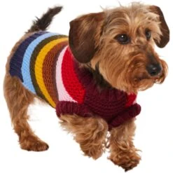 Frisco Chunky Knit Multi-Stripe Dog & Cat Sweater -Dog - Cat Shop 718662 PT2. AC SS1800 V1703184683