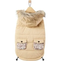 Frisco Heavy Weight Matte Quilted Dog & Cat Parka With Cozy Fleece Lining -Dog - Cat Shop 719654 PT3. AC SS1800 V1692978908