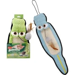Frisco Natural Catnip & Hartz Cattraction Silver Vine & Catnip Gator Cat Scratcher Toy, Color Varies -Dog - Cat Shop 737470 PT5. AC SS1800 V1683212076