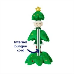 Frisco Holiday Elf In A Tree Bungee Plush Squeaky Dog Toy -Dog - Cat Shop 739846 PT2. AC SS1800 V1695045362
