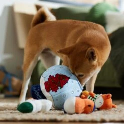 Frisco Holiday Melting Snow Globe Hide & Seek Puzzle Plush Squeaky Dog Toy -Dog - Cat Shop 739910 PT3. AC SS1800 V1695045656