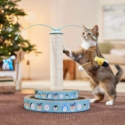 Frisco Holiday Arctic Friends Interactive Scratcher Cat Toy With Catnip -Dog - Cat Shop 740118 PT3. AC SS1800 V1695045711