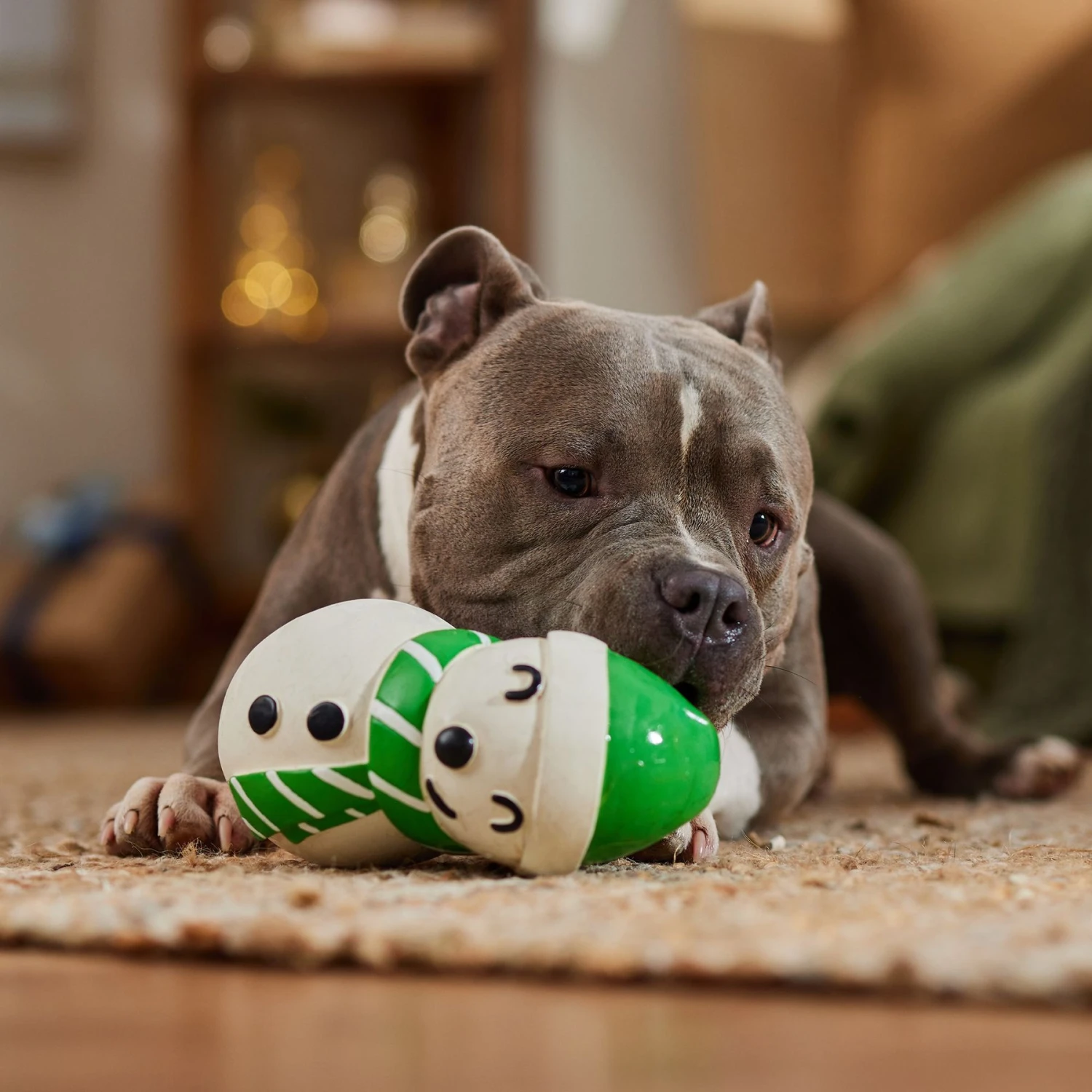 Frisco Holiday Snowman Latex Squeaky Dog Toy 3 Frisco Holiday Snowman Latex Squeaky Dog Toy - Image 3