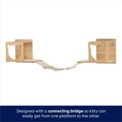 Frisco Cushioned Wall Mounted Cat Wall Shelf & Frisco Cat Silhouette With Bridge Wall Mounted Cat Wall Shelves -Dog - Cat Shop 785550 PT6. AC SS1800 V1677600275