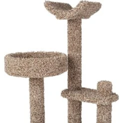 Frisco 64-in Real Carpet Wooden Cat Tree And Condo -Dog - Cat Shop 914950 PT3. AC SS1800 V1697733163