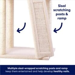 Frisco 52-in Faux Fur Cat Tree & Condo -Dog - Cat Shop 92261 PT4. AC SS1800 V1667227608