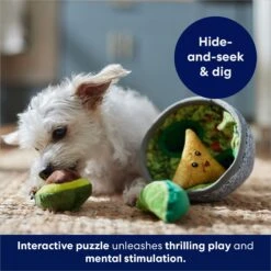 Frisco Guacamole Hide & Seek Puzzle Plush Squeaky Dog Toy & ZippyPaws Burrow Squeaky Hide & Seek Plush Dog Toy, Hedgehog Den -Dog - Cat Shop 933622 PT5. AC SS1800 V1693327975