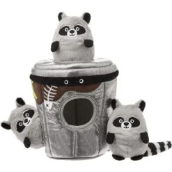 Frisco Volcano Hide & Seek Puzzle Plush Squeaky Dog Toy & Frisco Trash Can & Raccoons Hide & Seek Puzzle Plush Squeaky Dog Toy -Dog - Cat Shop 962054 PT5. AC SS1800 V1694783953