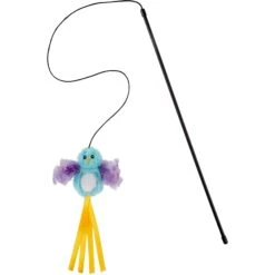 Frisco Fabric Teaser Wand Cat Toy & Frisco Bird With Feathers Teaser Wand Cat Toy With Catnip -Dog - Cat Shop 962094 PT5. AC SS1800 V1694782976