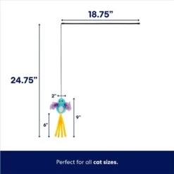 Frisco Fabric Teaser Wand Cat Toy & Frisco Bird With Feathers Teaser Wand Cat Toy With Catnip -Dog - Cat Shop 962094 PT6. AC SS1800 V1694782977