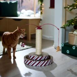 Frisco Holiday Santa Hat & Mistletoe Cat Tracks Cat Toy & Frisco Holiday Gingerbread Interactive Cat Scratcher Cat Toy With Catnip -Dog - Cat Shop 986246 PT8. AC SS1800 V1698257737